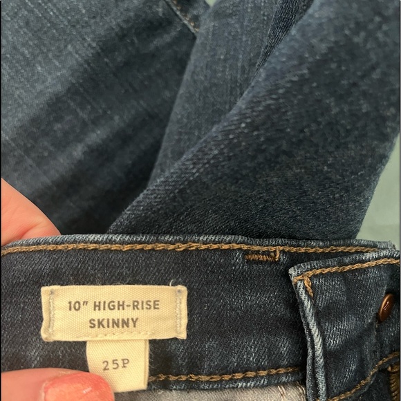 madewell 10” high rise skinny: hayes wash - Picture 3 of 5